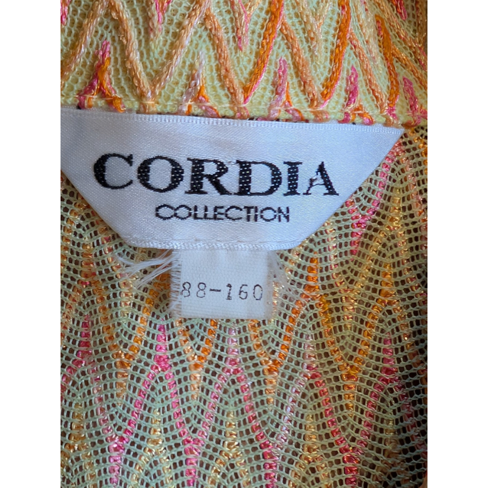 VTG Cordia Collection Pastel Chevron Twin Set 2 Pieces Small/Medium - Picture 8 of 13